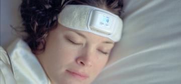 SleepGuard headband worn during sleep